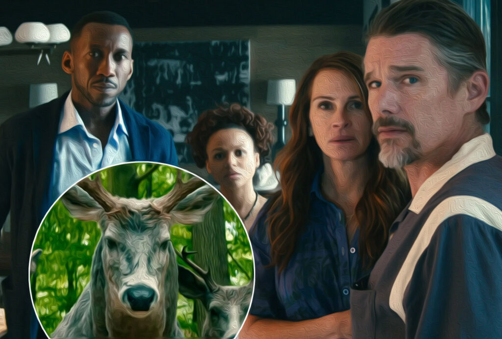 تحليل فيلم Leave the World Behind ومعنى الغزلان المحير